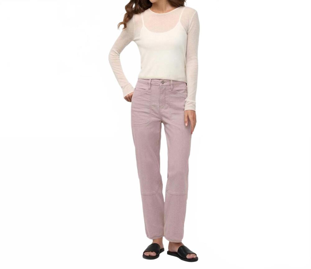 NEW DU/ER stretch canvas utility pant in lilac